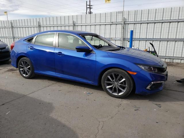 JHMFC1F33KX003251 - 2019 HONDA CIVIC EX BLUE photo 4