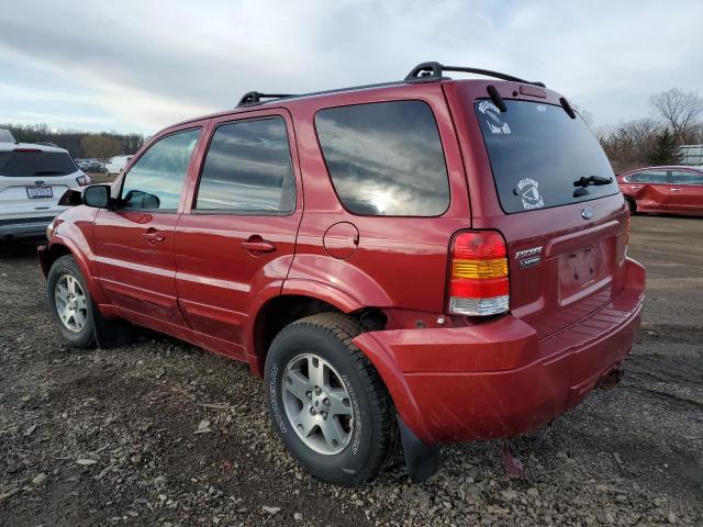 1FMYU94105KA45638 - 2005 FORD ESCAPE LIMITED RED photo 2