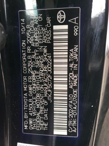 JTKJF5C72FJ002241 - 2015 TOYOTA SCION TC შავი ფოტო 12