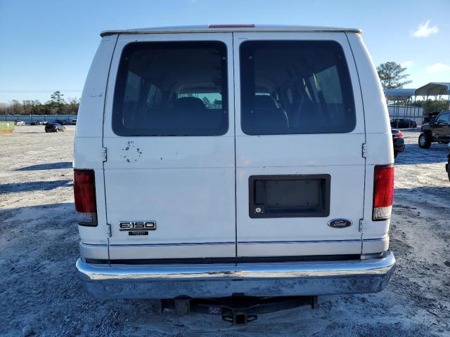 1FMRE11L76HA04690 - 2006 FORD ECONOLINE E150 WAGON WHITE photo 6