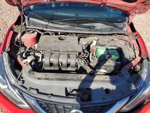 3N1AB7AP2GY310771 - 2016 NISSAN SENTRA S RED photo 11