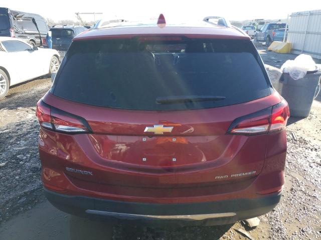 2GNAXXEV1N6114737 - 2022 CHEVROLET EQUINOX PREMIER RED photo 6