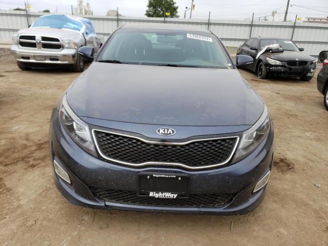 5XXGM4A79FG383403 - 2015 KIA OPTIMA LX BLUE photo 5