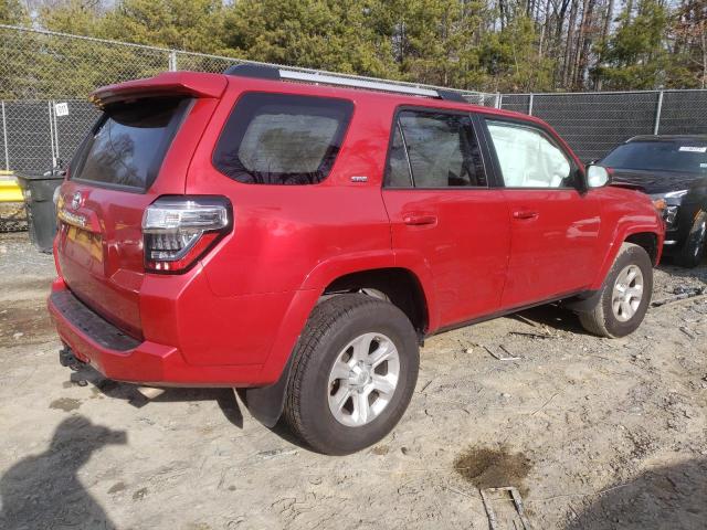 JTEMU5JR7M5948528 - 2021 TOYOTA 4RUNNER SR5/SR5 PREMIUM 红色 照片 3
