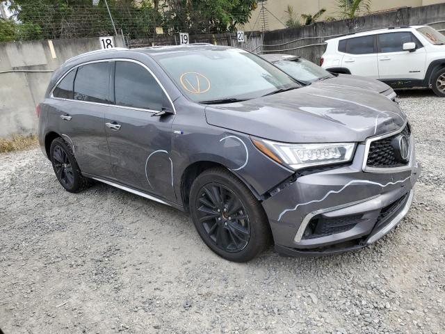 5J8YD7H77KL000940 - 2019 ACURA MDX SPORT HYBRID ADVANCE GRAY photo 4