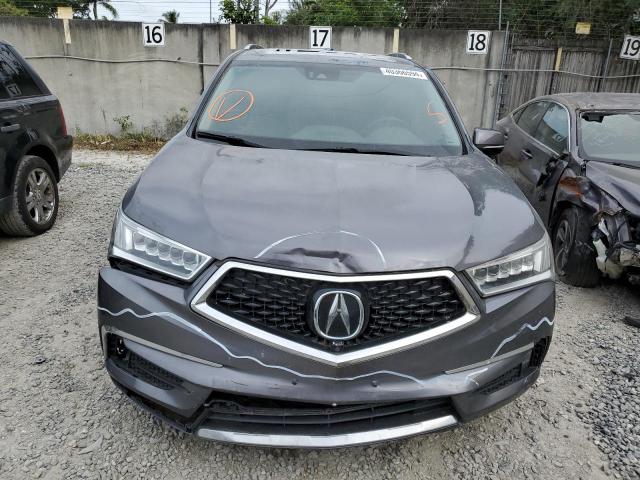 5J8YD7H77KL000940 - 2019 ACURA MDX SPORT HYBRID ADVANCE GRAY photo 5