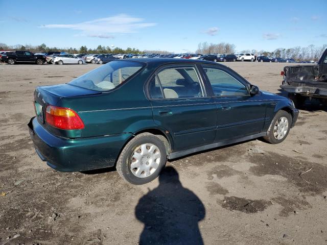 2HGEJ6610YH569025 - 2000 HONDA CIVIC BASE GREEN photo 3