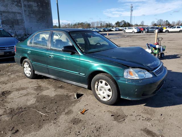 2HGEJ6610YH569025 - 2000 HONDA CIVIC BASE GREEN photo 4