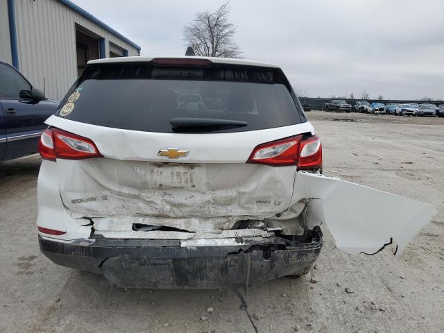 2GNAXSEV6J6335487 - 2018 CHEVROLET EQUINOX LT WHITE photo 6