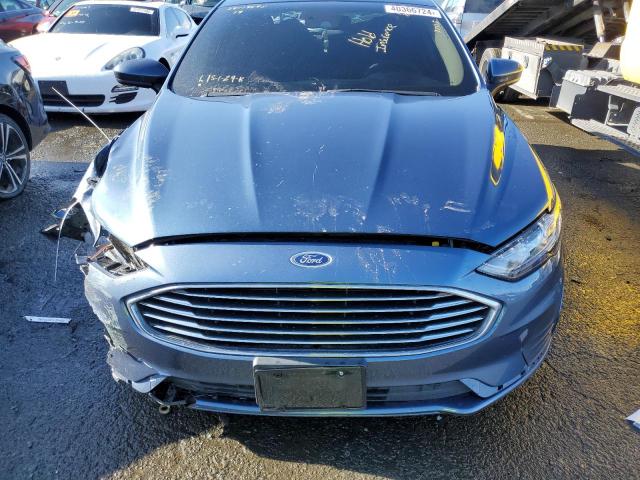 3FA6P0LU4KR177115 - 2019 FORD FUSION SE BLUE photo 5