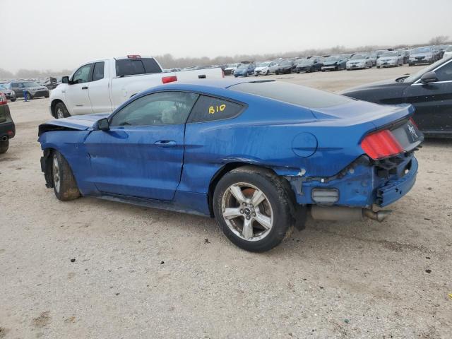 1FA6P8AM4H5203127 - 2017 FORD MUSTANG BLUE photo 2