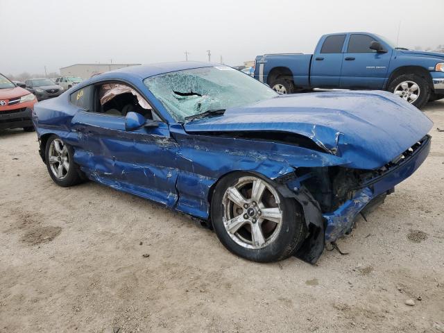 1FA6P8AM4H5203127 - 2017 FORD MUSTANG BLUE photo 4