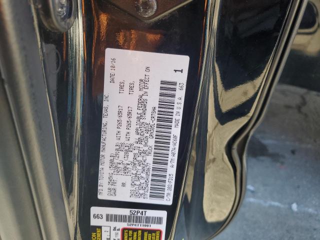 5TFSZ5AN5HX058677 - 2017 TOYOTA TACOMA ACCESS CAB შავი ფოტო 12