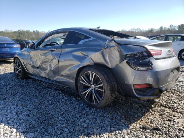 JN1EV7EK9HM361454 - 2017 INFINITI Q60 PREMIUM GRAY photo 2