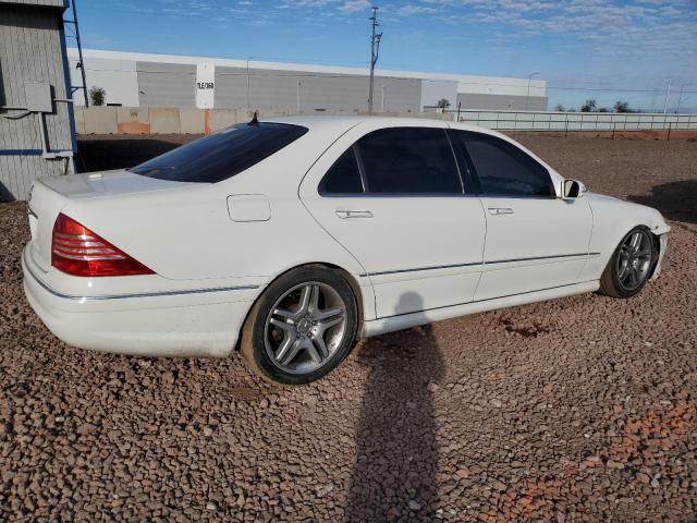 WDBNG70J26A469773 - 2006 MERCEDES-BENZ S 430 WHITE photo 3