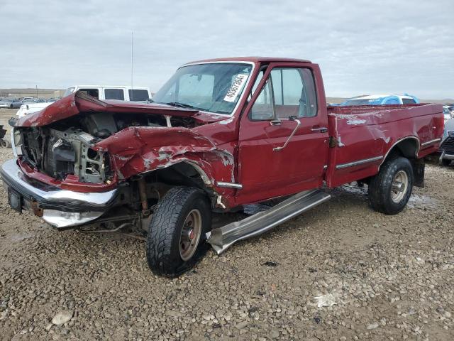2FTHF26G9NCB08571 - 1992 FORD F250 RED photo 1