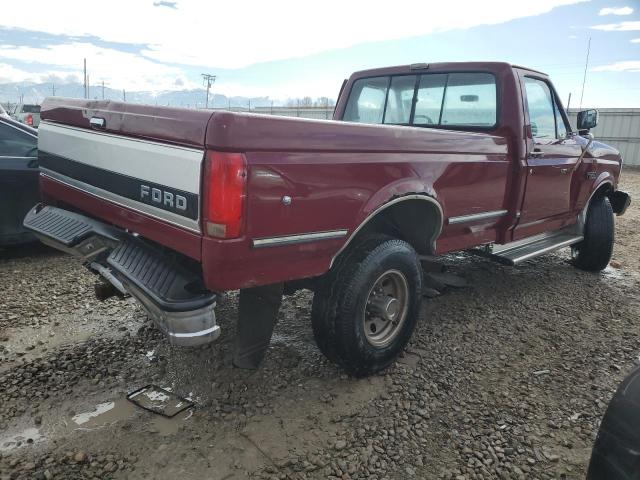 2FTHF26G9NCB08571 - 1992 FORD F250 RED photo 3
