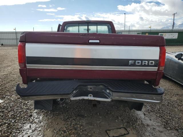 2FTHF26G9NCB08571 - 1992 FORD F250 RED photo 6
