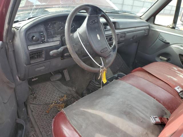 2FTHF26G9NCB08571 - 1992 FORD F250 RED photo 8