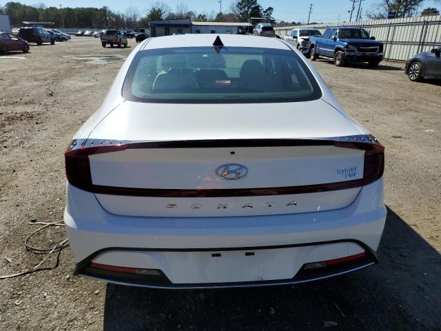 KMHL24JJ7PA072058 - 2023 HYUNDAI SONATA HYBRID WHITE photo 6