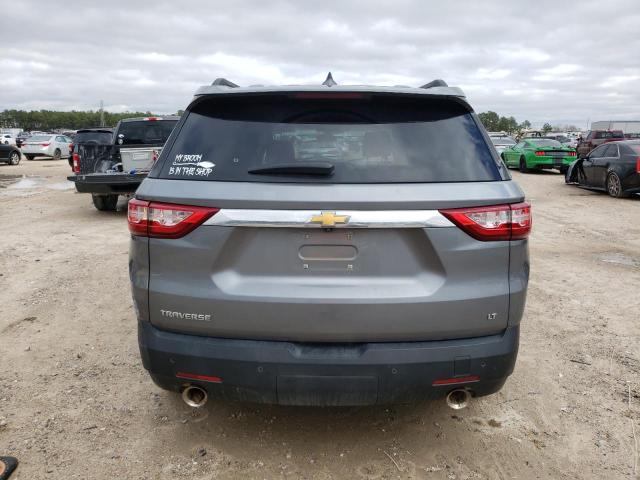 1GNERGKW2MJ121304 - 2021 CHEVROLET TRAVERSE LT GRAY photo 6