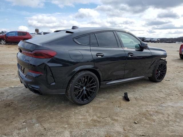 5UXCY8C06M9H49338 - 2021 BMW X6 M50I BLACK photo 3