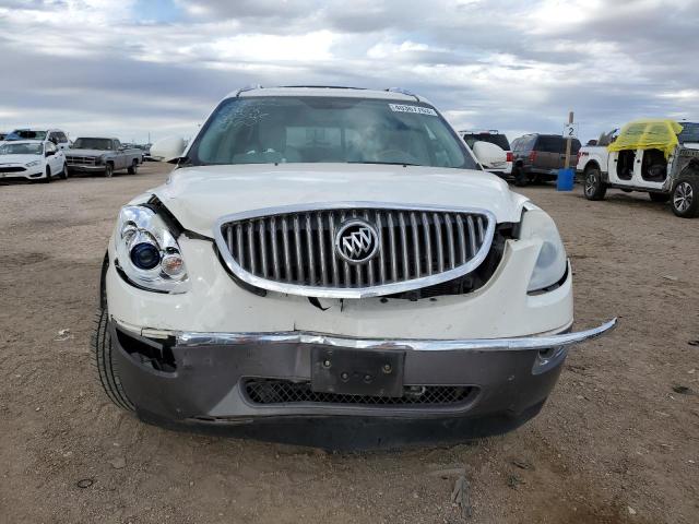 5GALRBED3AJ170568 - 2010 BUICK ENCLAVE CXL WHITE photo 5