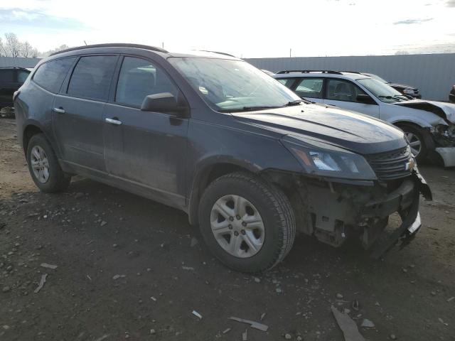 1GNKRFED3DJ260364 - 2013 CHEVROLET TRAVERSE LS BLACK photo 4