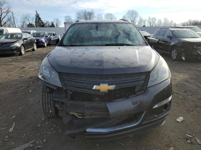 1GNKRFED3DJ260364 - 2013 CHEVROLET TRAVERSE LS BLACK photo 5