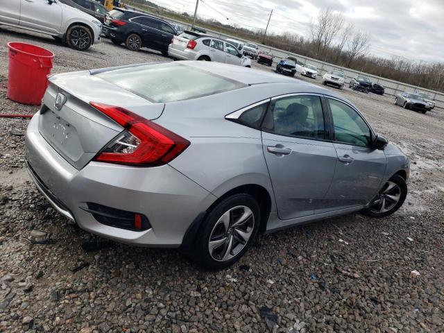 19XFC2F62KE022990 - 2019 HONDA CIVIC LX SILVER photo 3