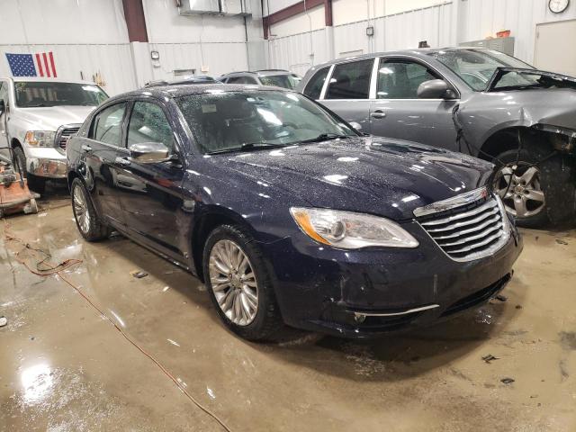 1C3CCBCG8CN174936 - 2012 CHRYSLER 200 LIMITED BLUE photo 4