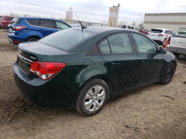 1G1PA5SHXE7135375 - 2014 CHEVROLET CRUZE LS GREEN photo 3