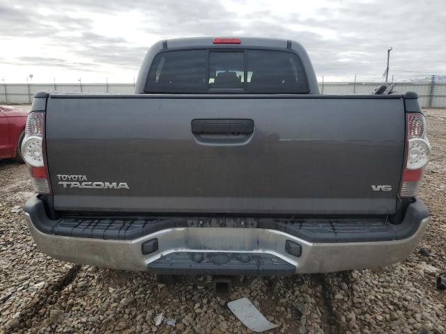 3TMLU4EN1DM107574 - 2013 TOYOTA TACOMA DOUBLE CAB GRAY photo 6