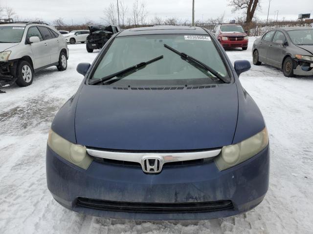 1HGFA16826L801614 - 2006 HONDA CIVIC EX BLUE photo 5