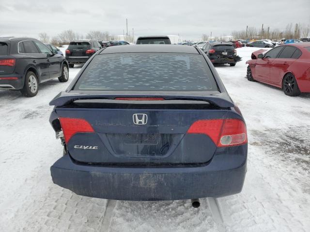 1HGFA16826L801614 - 2006 HONDA CIVIC EX BLUE photo 6