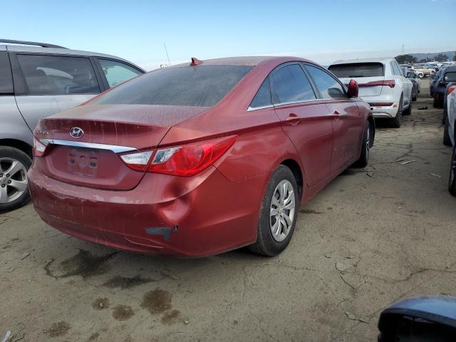 5NPEB4AC2CH417031 - 2012 HYUNDAI SONATA GLS MAROON photo 3