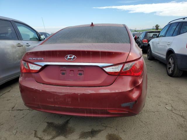 5NPEB4AC2CH417031 - 2012 HYUNDAI SONATA GLS MAROON photo 6