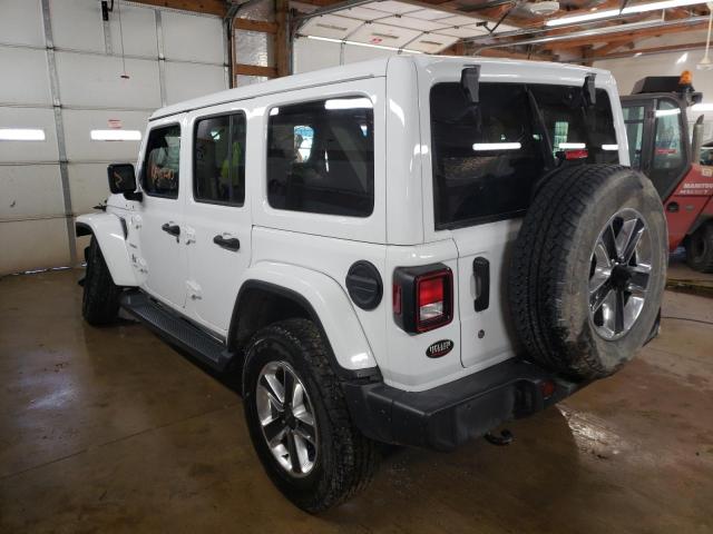 1C4HJXEN2KW521606 - 2019 JEEP WRANGLER U SAHARA WHITE photo 2