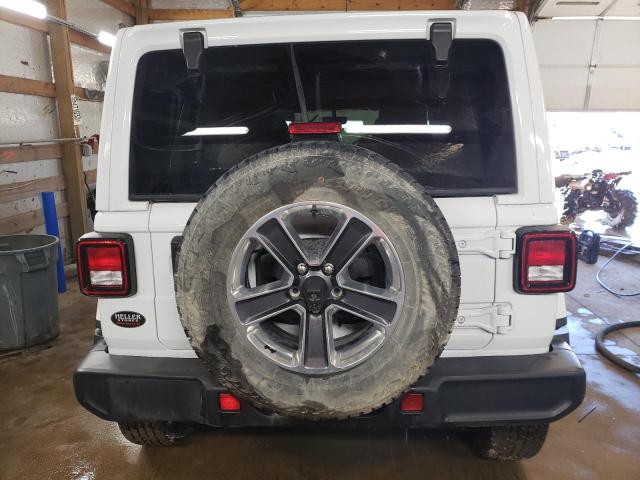 1C4HJXEN2KW521606 - 2019 JEEP WRANGLER U SAHARA WHITE photo 6