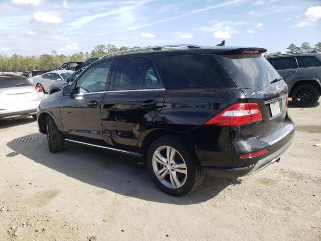 4JGDA5HB4EA347412 - 2014 MERCEDES-BENZ ML 350 4MATIC BLACK photo 2
