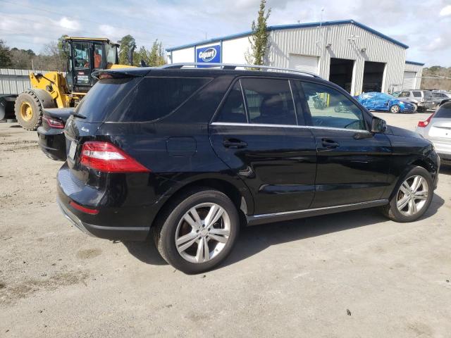 4JGDA5HB4EA347412 - 2014 MERCEDES-BENZ ML 350 4MATIC BLACK photo 3