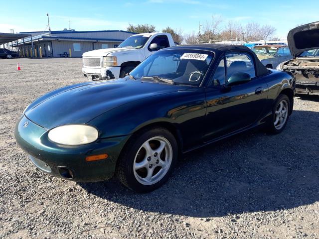 JM1NB3536Y0144233 - 2000 MAZDA MX-5 MIATA BASE GREEN photo 1