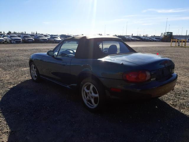JM1NB3536Y0144233 - 2000 MAZDA MX-5 MIATA BASE GREEN photo 2