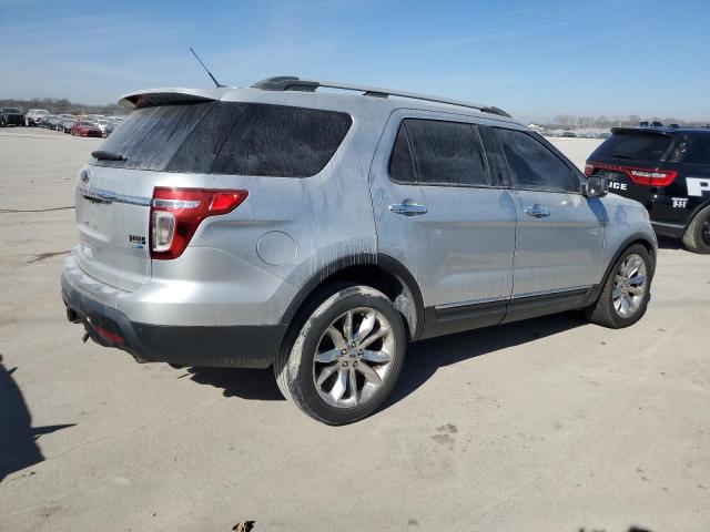 1FM5K8D87FGA00961 - 2015 FORD EXPLORER XLT SILVER photo 3