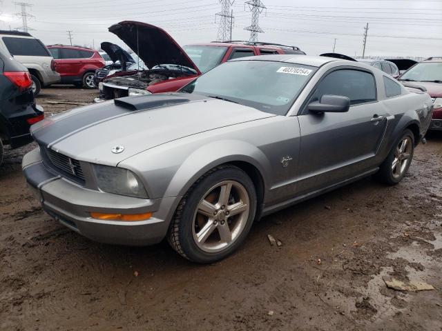 1ZVHT80N295134767 - 2009 FORD MUSTANG GRAY photo 1