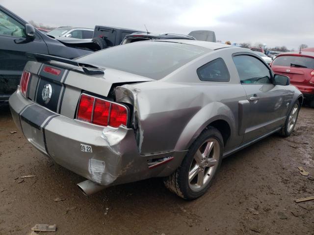 1ZVHT80N295134767 - 2009 FORD MUSTANG GRAY photo 3