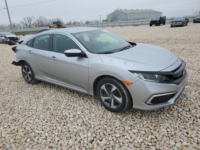 2HGFC2F67LH579868 - 2020 HONDA CIVIC LX SILVER photo 4