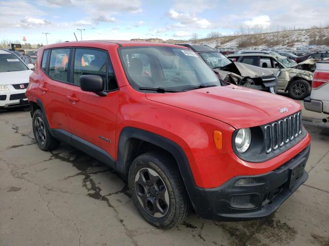 ZACCJBAT3GPD24949 - 2016 JEEP RENEGADE SPORT RED photo 4