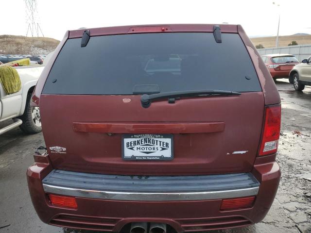 1J8HR78347C505007 - 2007 JEEP GRAND CHER SRT-8 MAROON photo 6