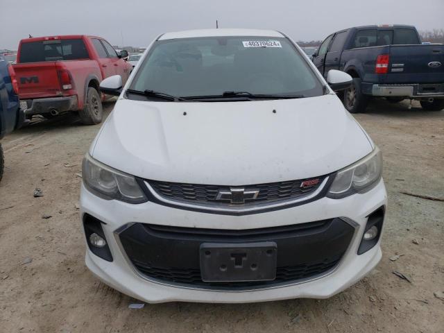 1G1JD6SB1H4110160 - 2017 CHEVROLET SONIC LT WHITE photo 5